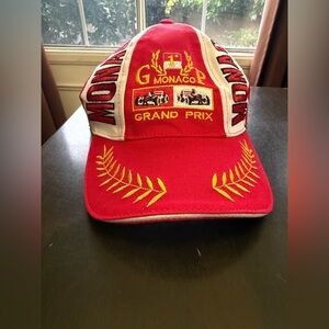 Monaco Grand Prix Red Racing Cap Monaco Grand Prix Baseball Cap Youth